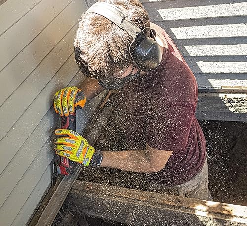 Miniatura 9 de Ironclad Guantes de trabajo de impacto para pantalla táctil negros XL, seguridad para las manos, almohadillas reductoras antivibraciones, gestión