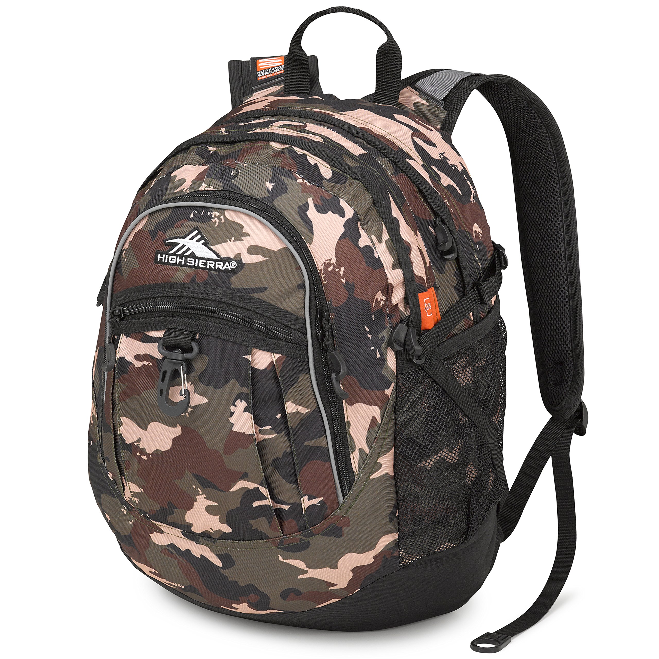 High Sierra Fatboy RVMP Backpack, Whamo Camo/Black, One Size