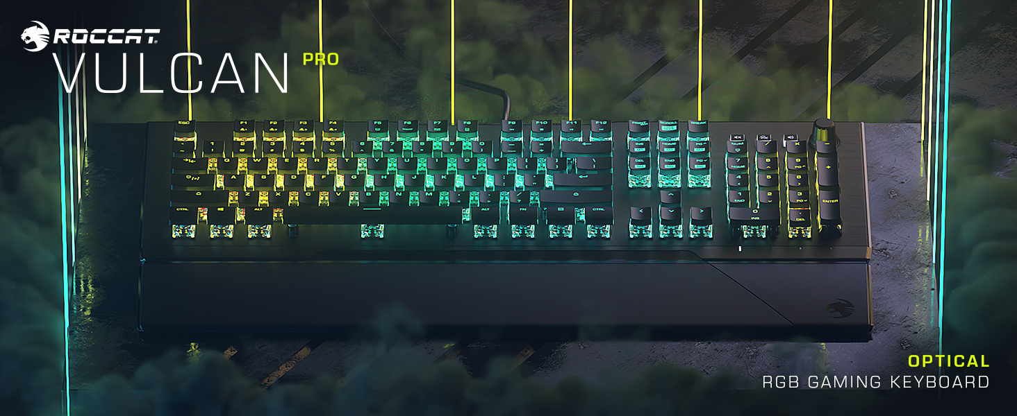 Amazon.com: ROCCAT Vulcan Pro Linear Optical PC Gaming Keyboard