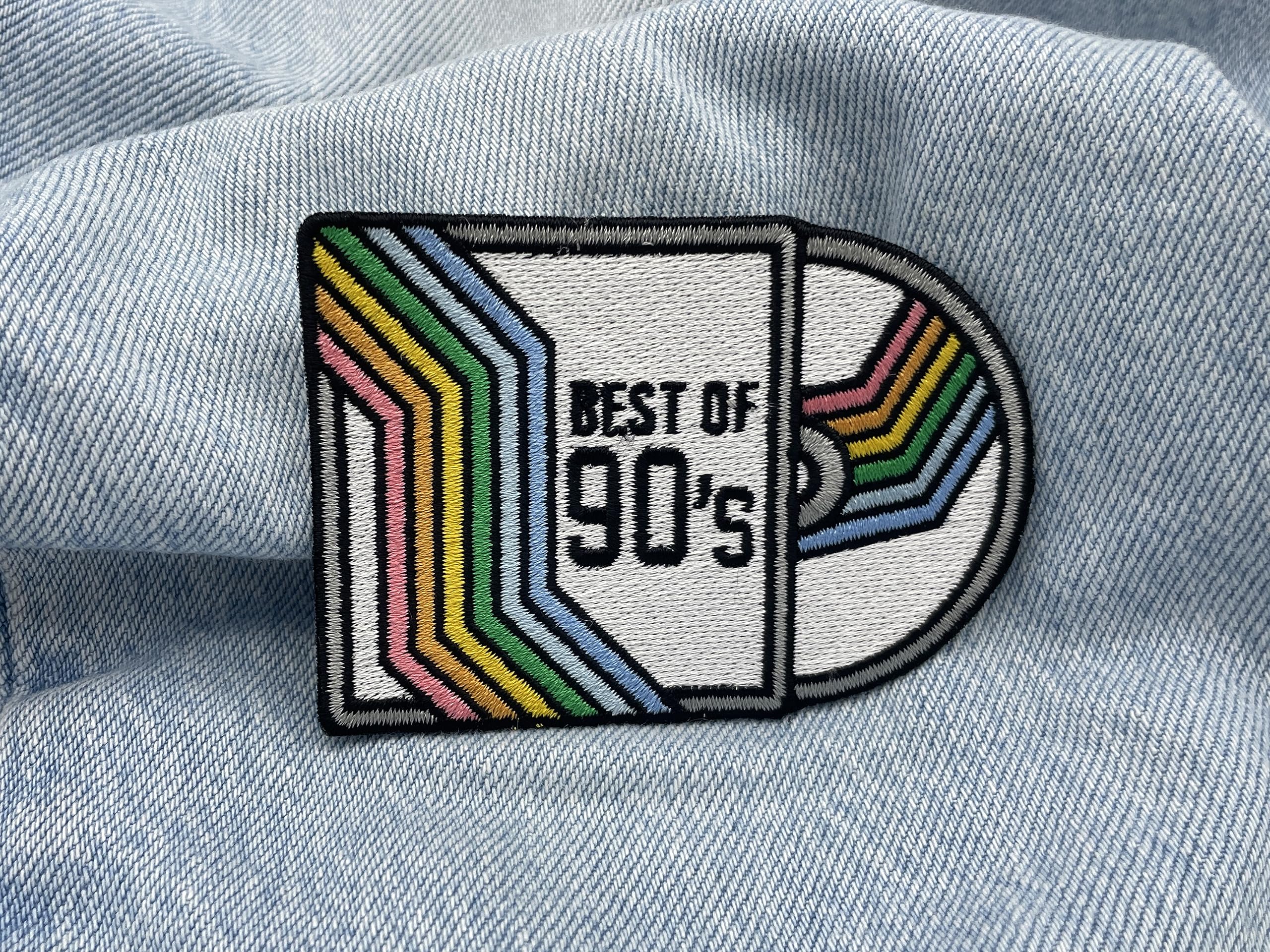 Finally Home Patch om op te strijken, discobal, retro patches