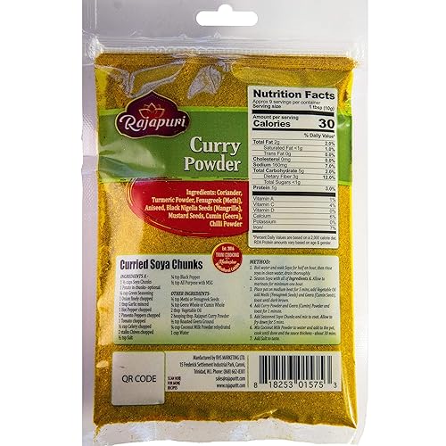 Miniatura 3 de Rajapuri Especias mixtas  Curry suave 3.00 oz  3 onzas  Perfecto para carnes, aves de corral y pescado. Apto para veganos