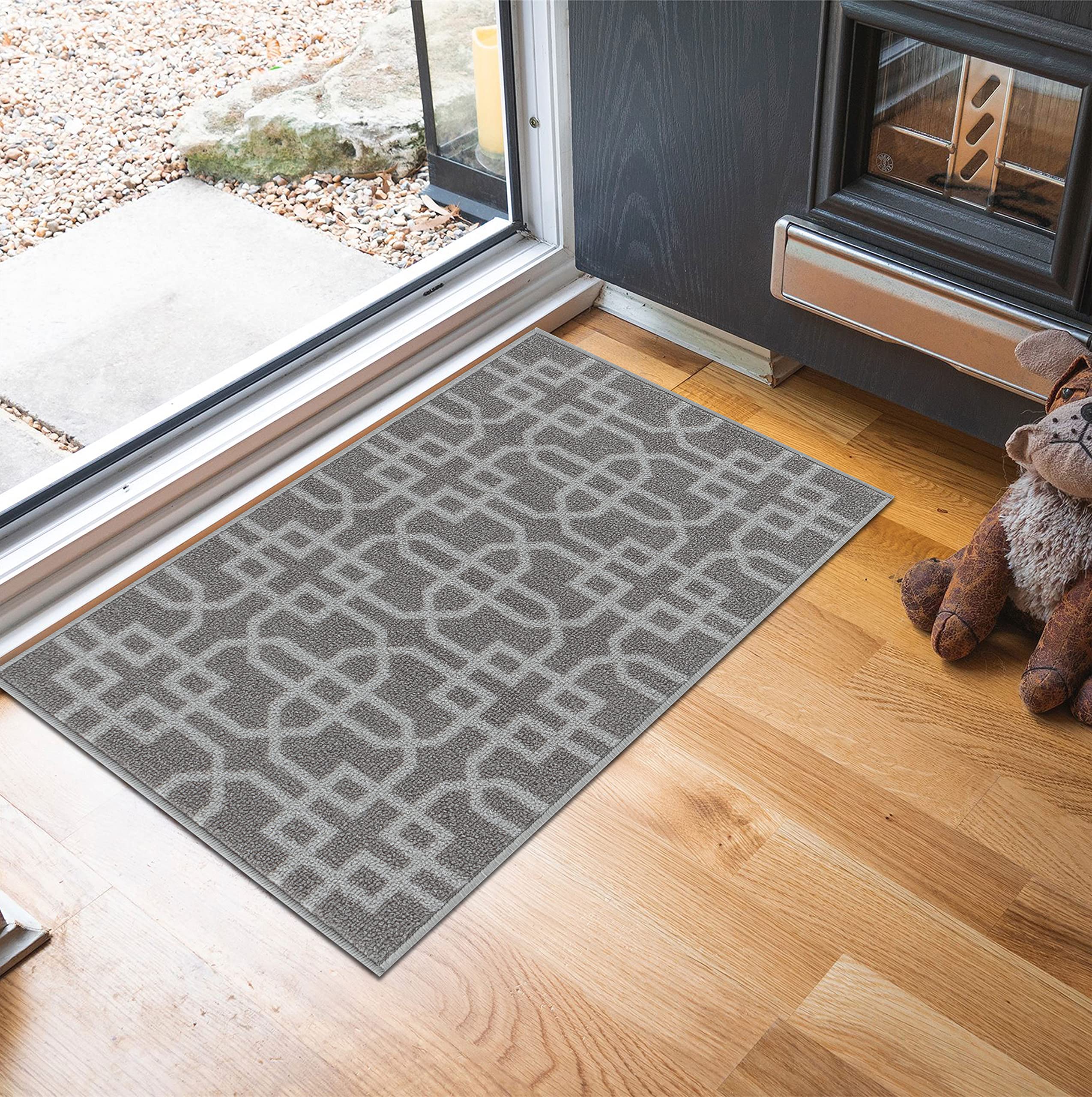 Washable Door Mat Kitchen Mats Non Slip Geometrical Design Hall Runner- Indoor Door Mat - Hallway-Passage Corridor Doormats - Floor Mat — view 51