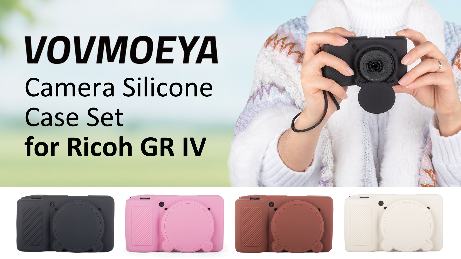 Amazon | VOVMOEYA カメラシリコンケースセット GR IV、GR4 gr iv