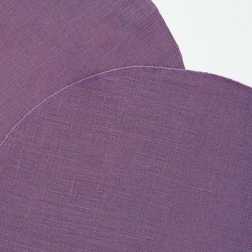 Miniatura 9 de Solino Home Diana - Juego de 4 manteles individuales de lino natural claro, 100 % lino puro, 14 x 19 pulgadas, manteles individuales de tela para