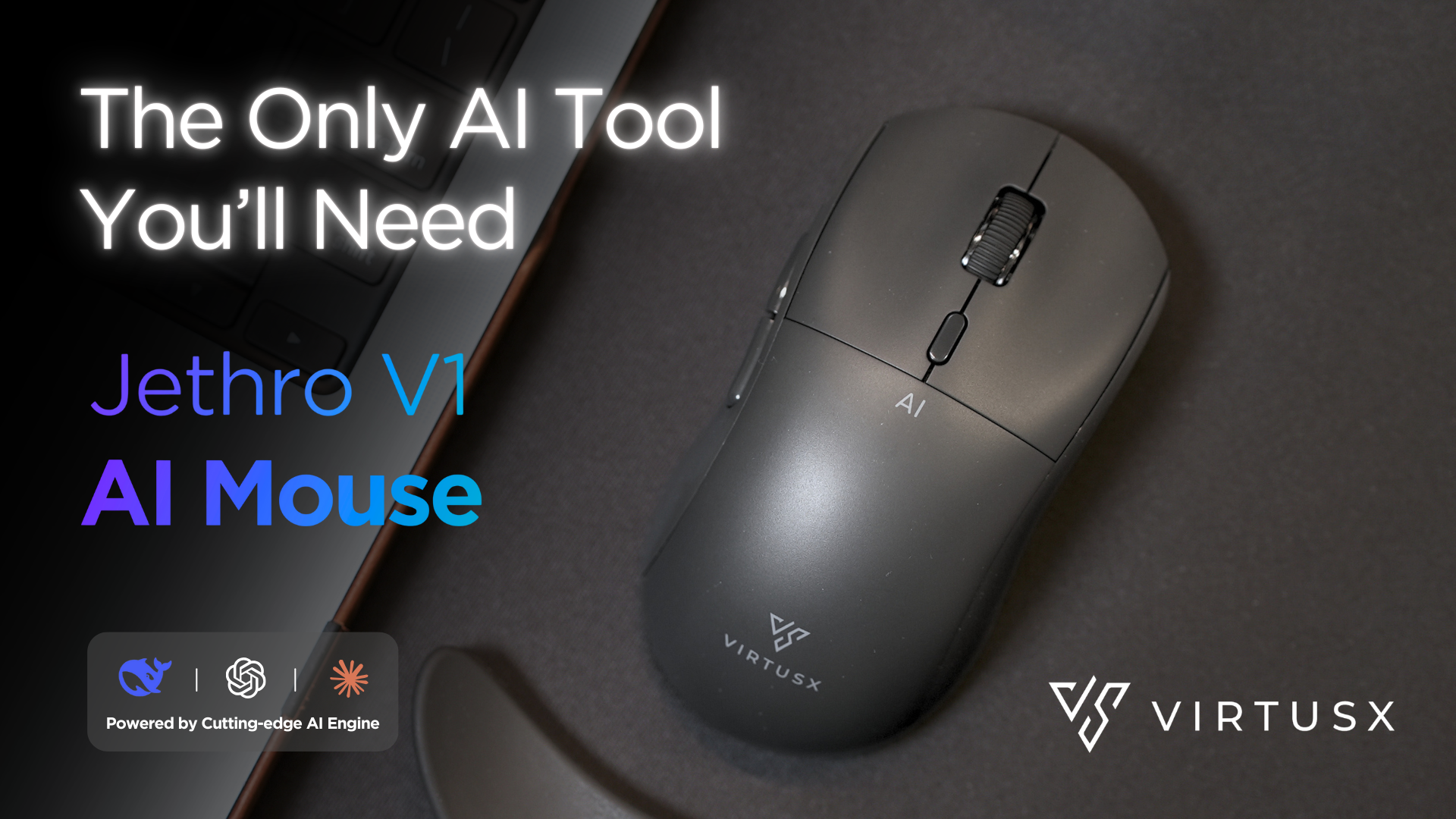 Amazon.com: Virtusx Jethro AI Mouse - Voice & Audio Recorder for