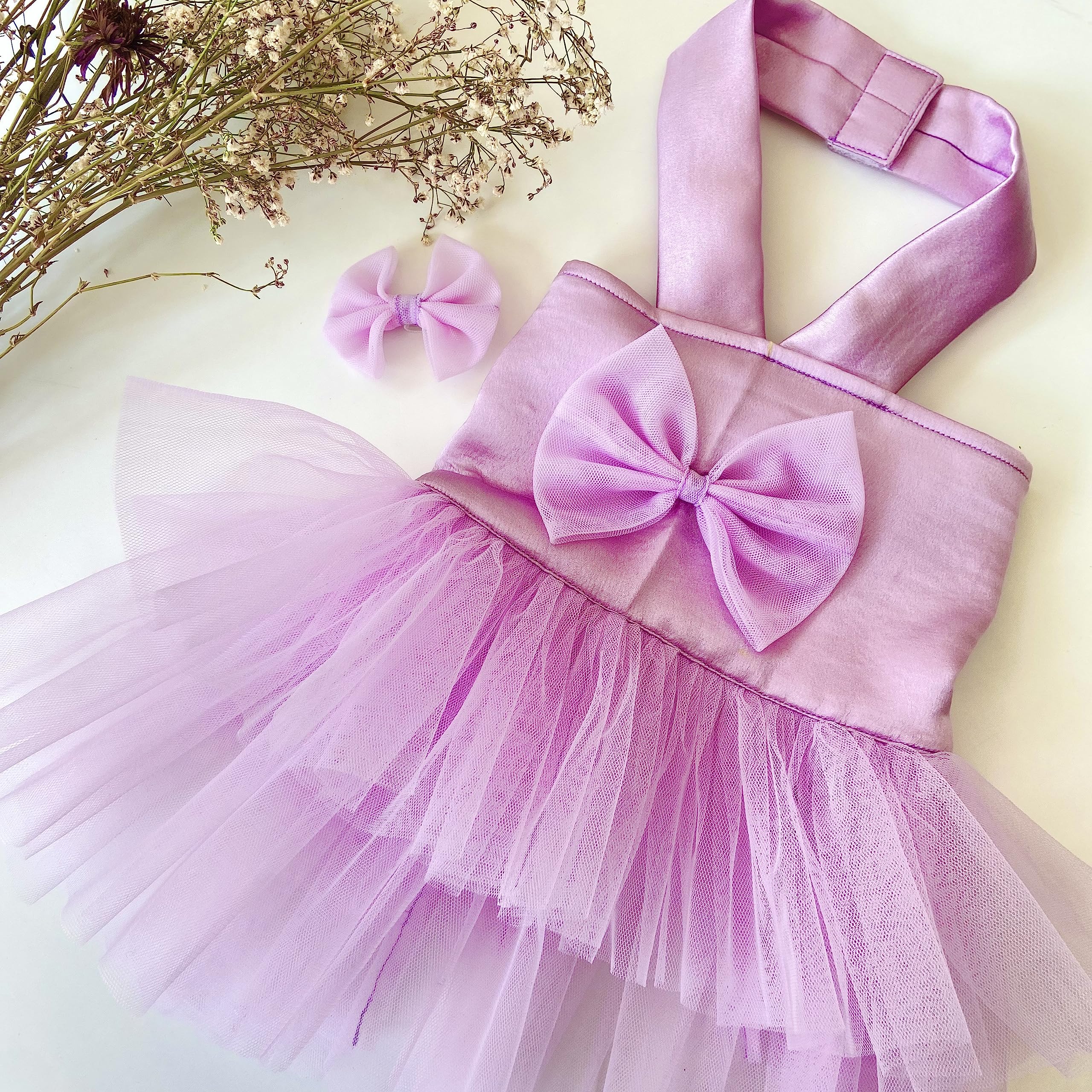 Coochipoo Lilac Lavender Ballerina Handmade Dog Dress | Birthday Special Purple Summer Dress Dogs & Cats Dress with Adjustable Chest (XL) (B0C7CPY7YK) Amazon Price History, Amazon Price Tracker