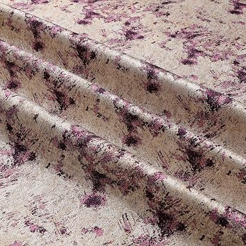 Majestic Giftware Madison Cut Fabric Not a Tablecloth Unfinished Edges, by The Yard 38" Wide X 38" LengthWashable Cloth for DIY Table Runners, Upholstery, Pillows & Window Treatments Aruba - Purple