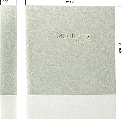 Miniatura 2 de DIY Scrapbook Album 80 pages with Writing Space for Multiple Sizes, 3x5, 4x6, 5x7, 6x8 pictures for Family, Friends, Graduation, Wedding, Acid Free