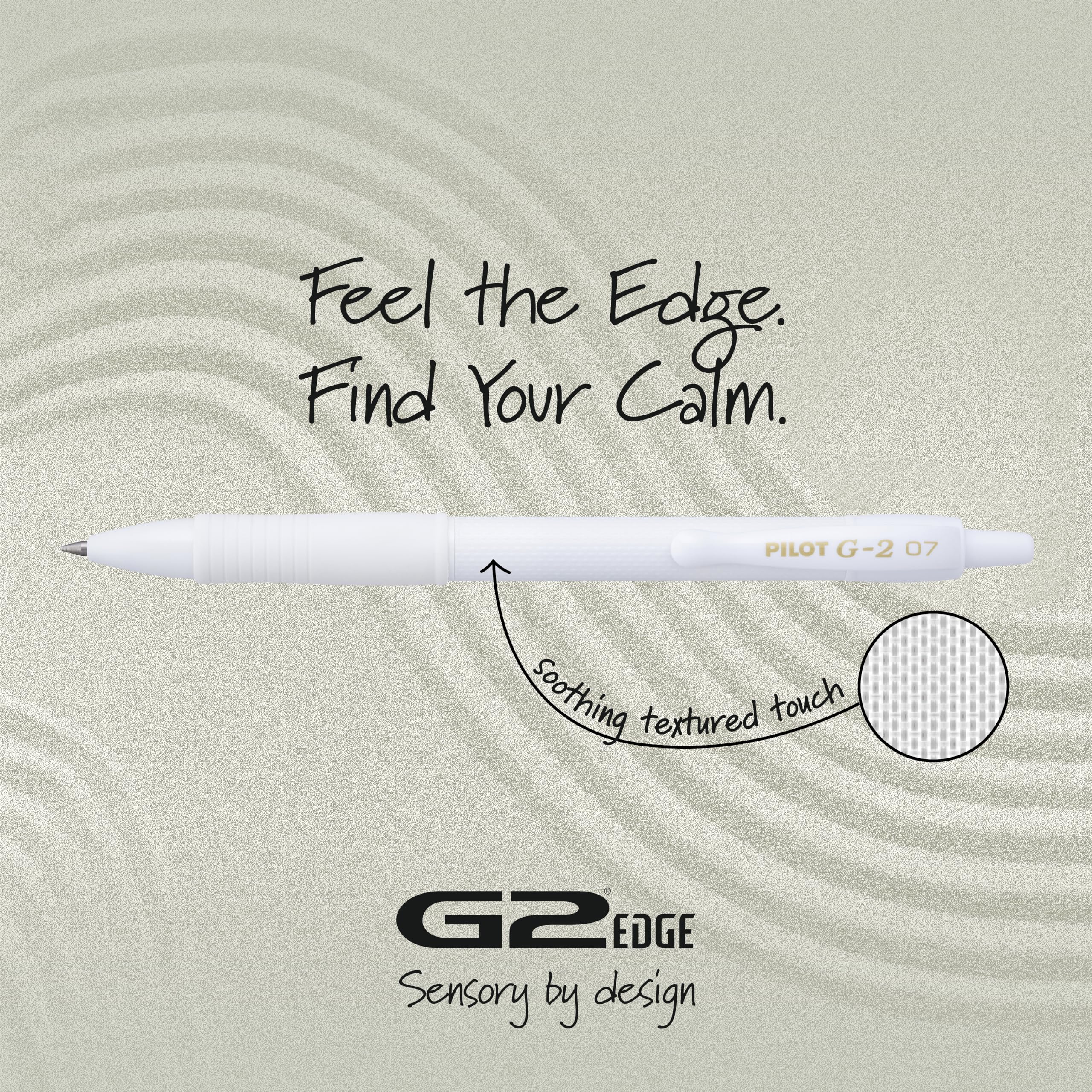 Pilot G2 Premium Gel Roller Pens Edge White Pen Sensory Writing Experience Fine Point 0 7 mm 1ct — view 2