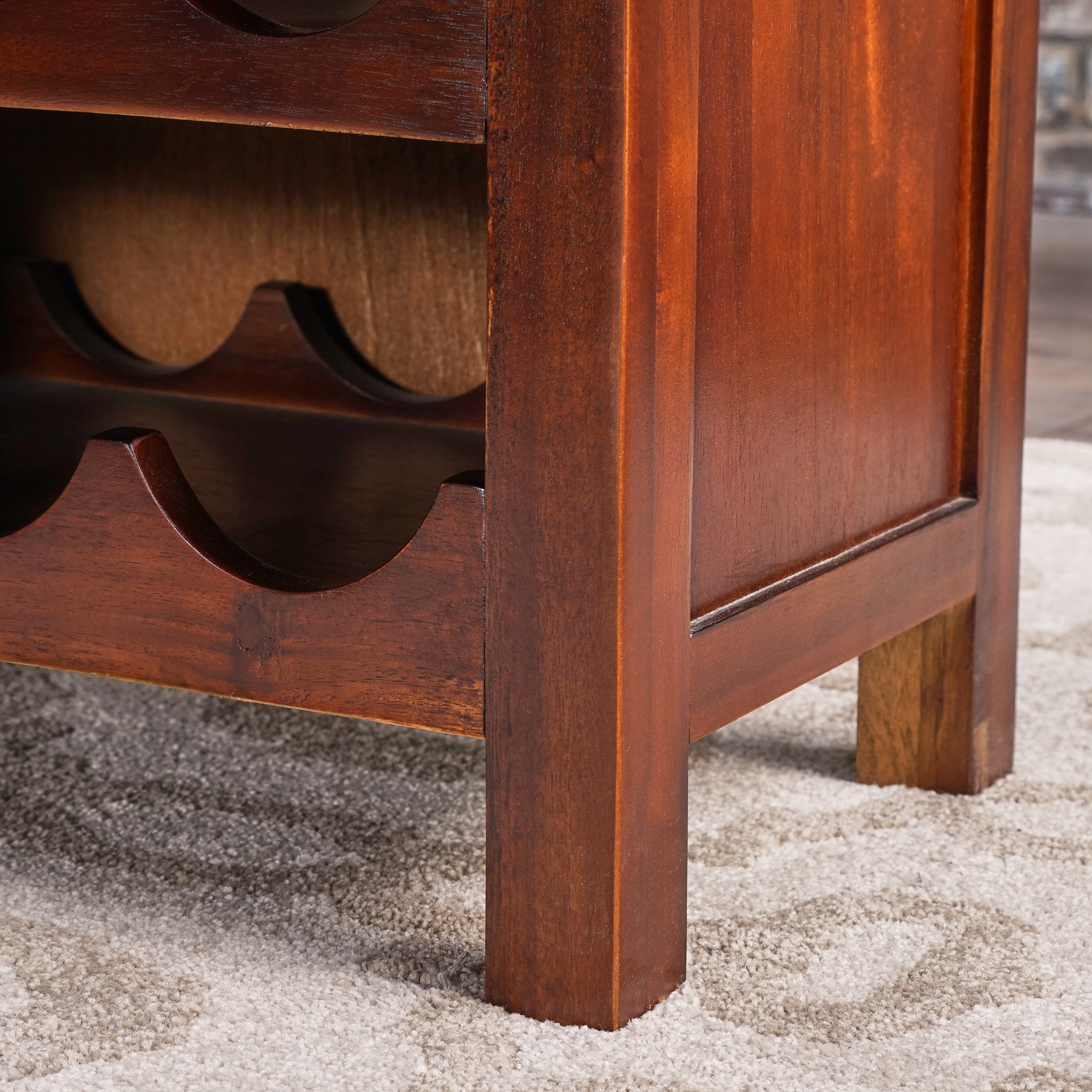Amazon.co.jp: ShelbyリッチマホガニーAcacia Wood with Faux