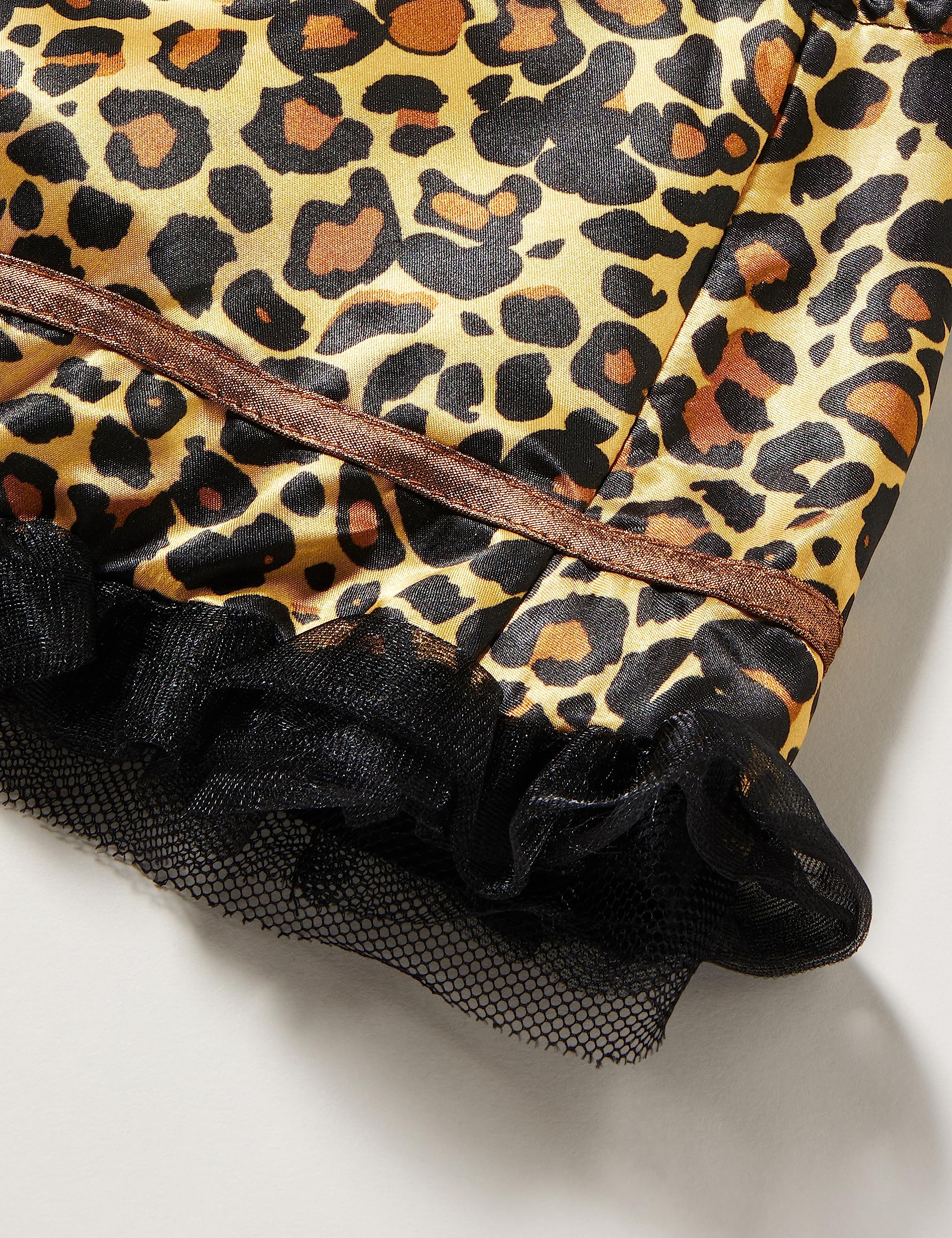 Amscan 9908460 Dziecięce Leopard Sassy Punts Kostium Wiek 10-12 lat, Unisex dzieci, Wielokolorowy