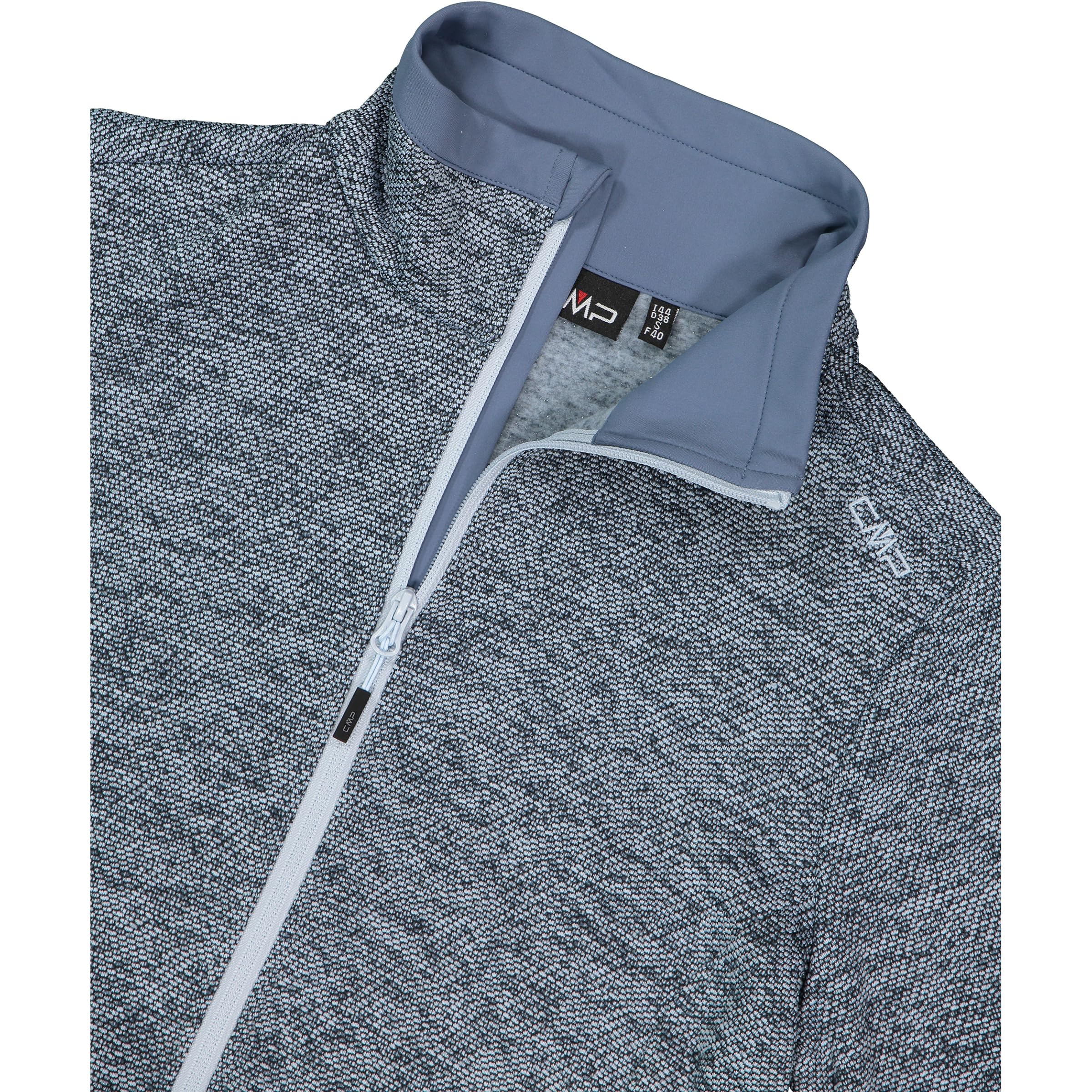 CMP Veste polaire pour femme avec Knit Tech Jacquard - Veste d'extérieur légère et respirante pour la mi-saison et les loisirs.