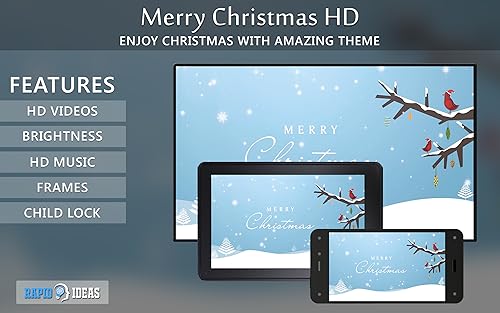 Feliz Natal grátis HD - decore seu quarto com belas paisagens na sua TV HDR 4K, TV 8K e dispositivos