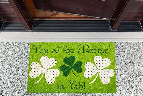 Miniatura 4 de DII Fun Greetings - Tapete de fibra de coco natural para interiores y exteriores