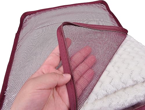 Miniatura 10 de Vercord Juego de 7 organizadores de viaje de malla para equipaje cubos con sujetador y ropa interior y bolsa para zapatos - Leopardo rosa