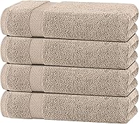 Vista 37 de Toallas de mano de algodón White Classic Wealuxe - Suaves y ligeras - 16x27 pulgadas - 12 unidades - Multi