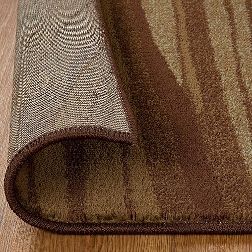 Miniatura 3 de Superior Alfombra de área para interiores, respaldo de yute, bloque de color geométrico del suroeste, ideal para entrada, sala de estar, cocina,