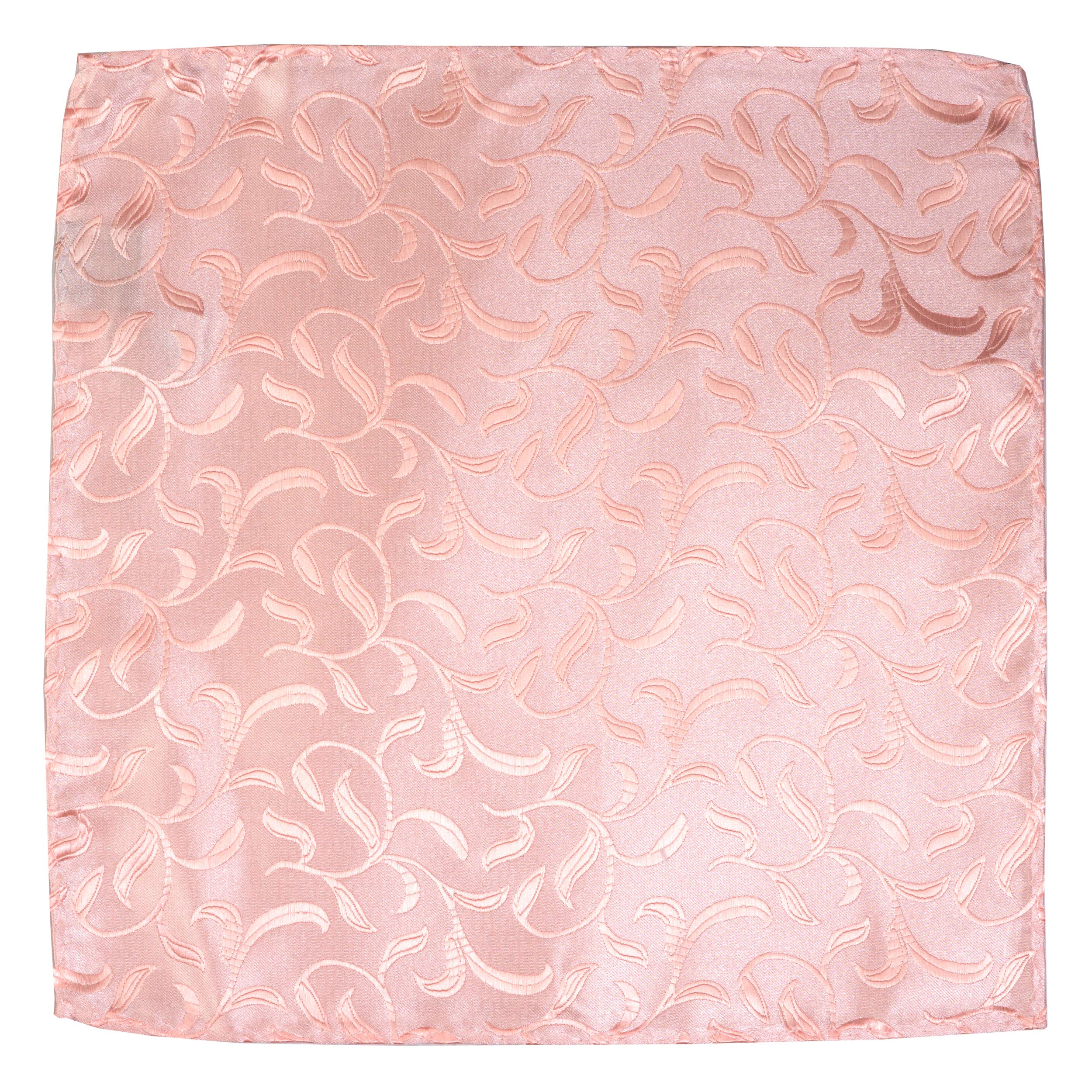 Abel & Burke Peach Vintage Vine Wedding Pocket Square #AB-TPH1004/3
