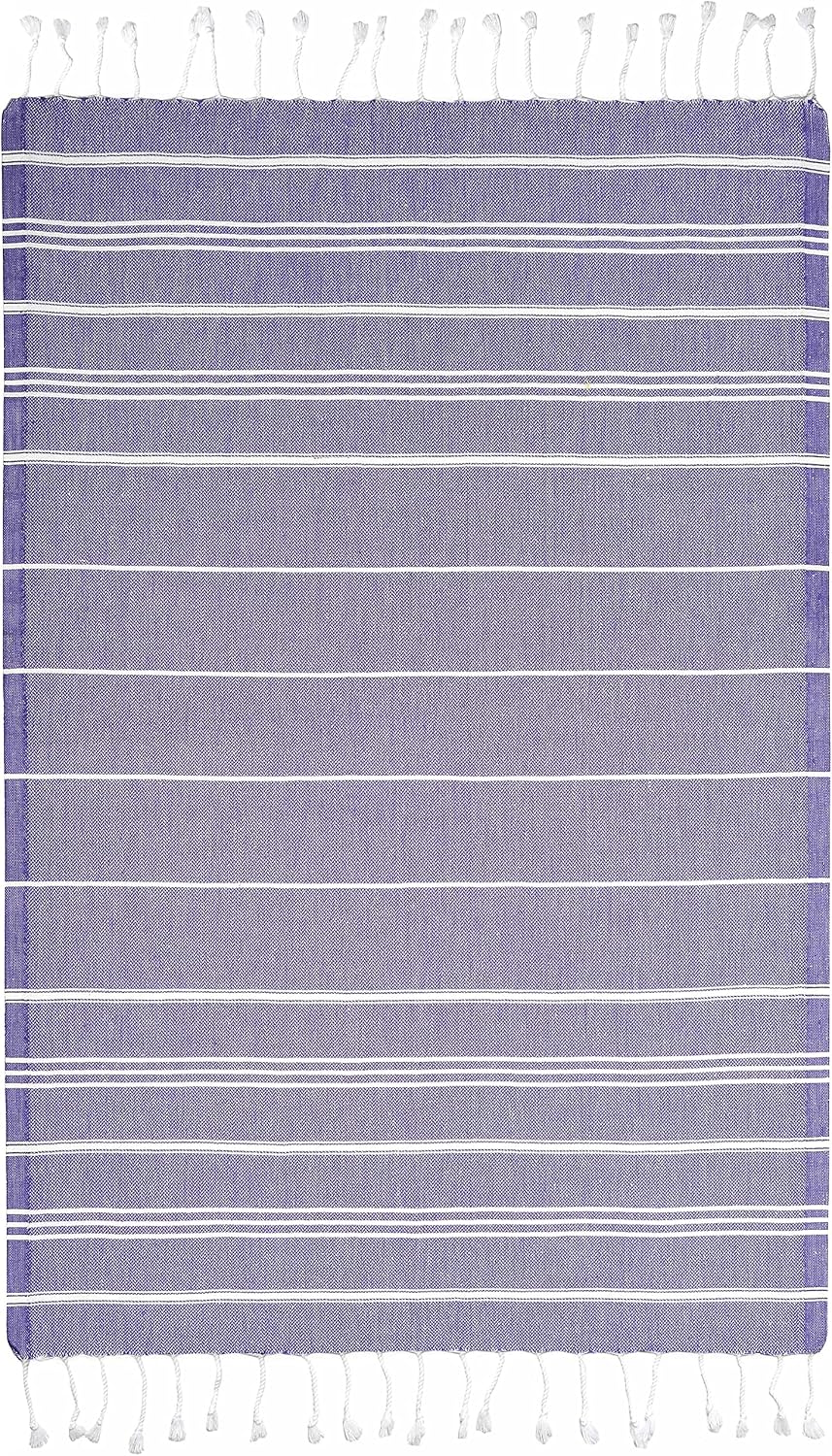 Cacala 100% Turkish Cotton Kitchen Tea Towels, Highly Absorbent Luxury Soft Quick Drying Dish Towel with Hanging Loop for Gym, Yoga, Bath, Sports, Cleaning and Kitchen (23 x 36), Dark Purple
