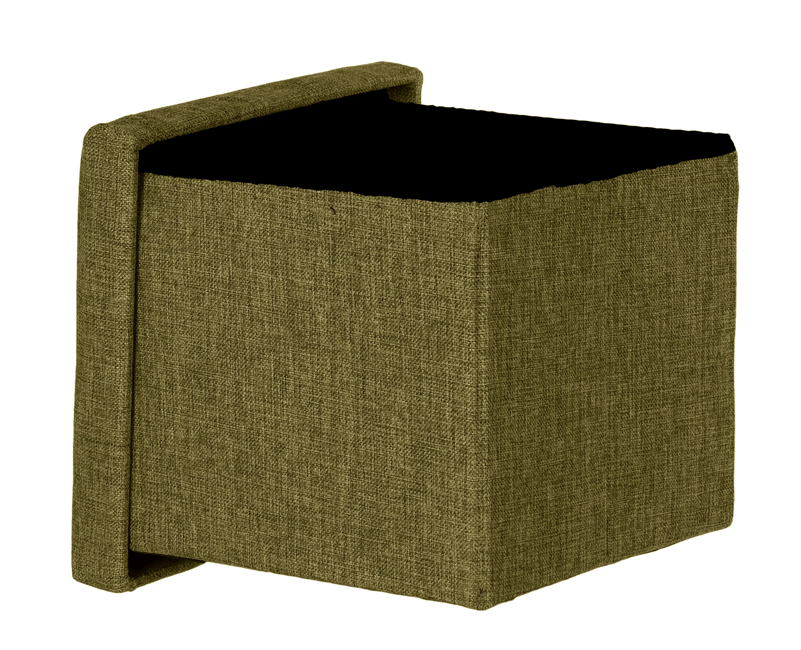 Brandsseller Stauraumhocker Aufbewahrungsbox Truhe Kiste - faltbar mit gepolstertem Deckel ideal zum Sitzen