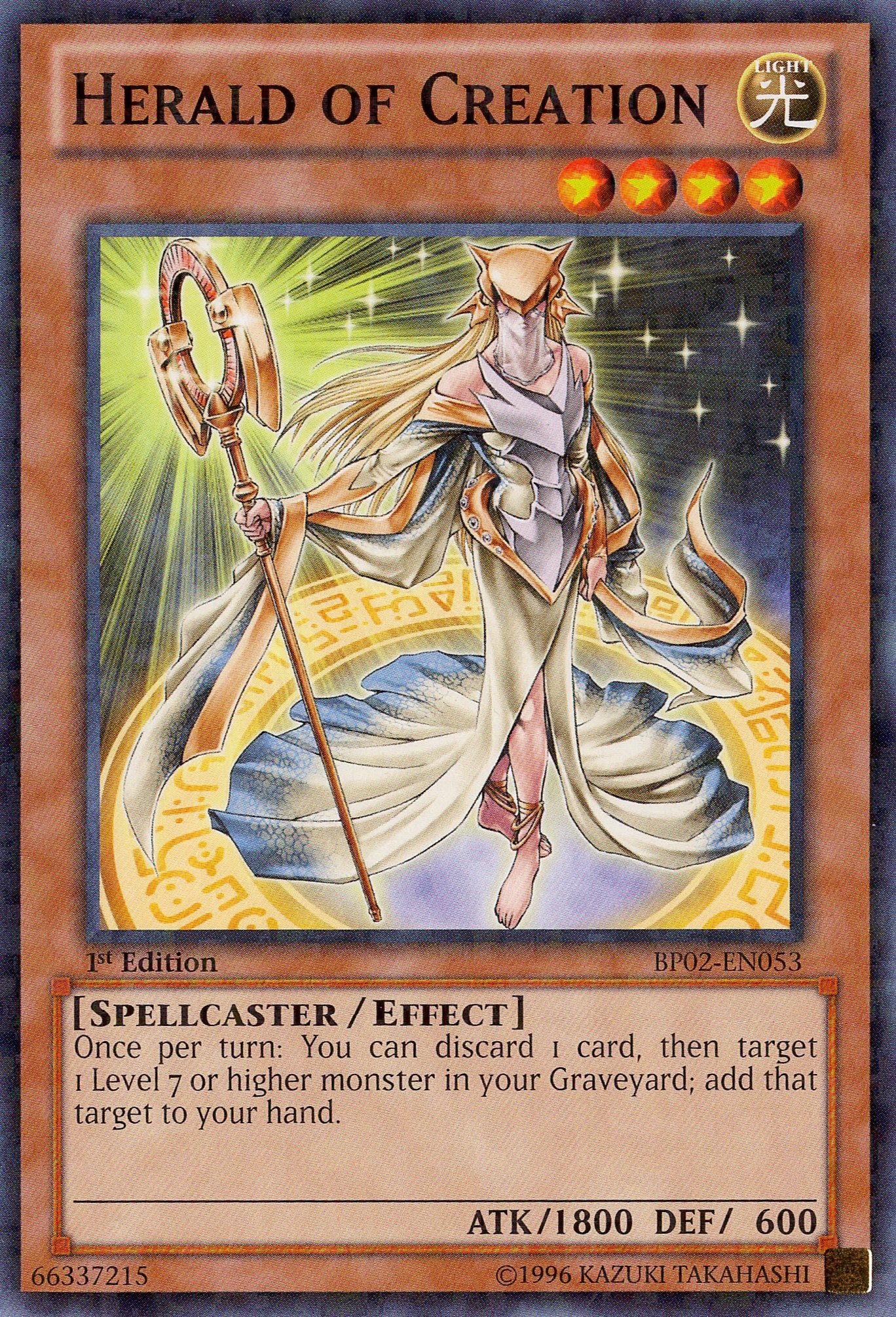 yugioh herald cards YU-GI-OH! - of Creation (BP02-EN053) - Battle Pack 2: War of The Giants - 1st Edition Deck:Display Hoothoot You can Ritual Summon Buy and sell Pokemon