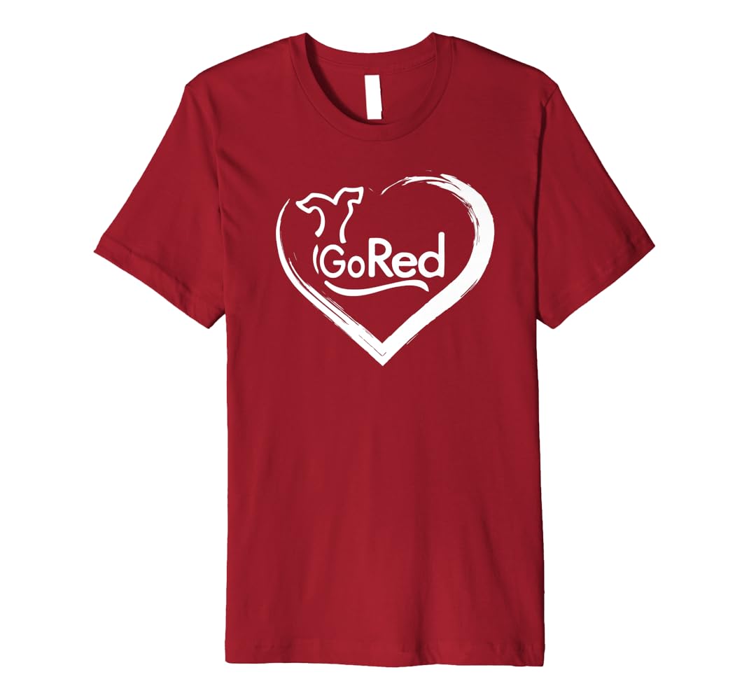 Go red t shirts for heart disease Clearance