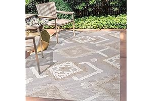JONATHAN Y Sumak Boho Chic Neutral Kilim Area Rug