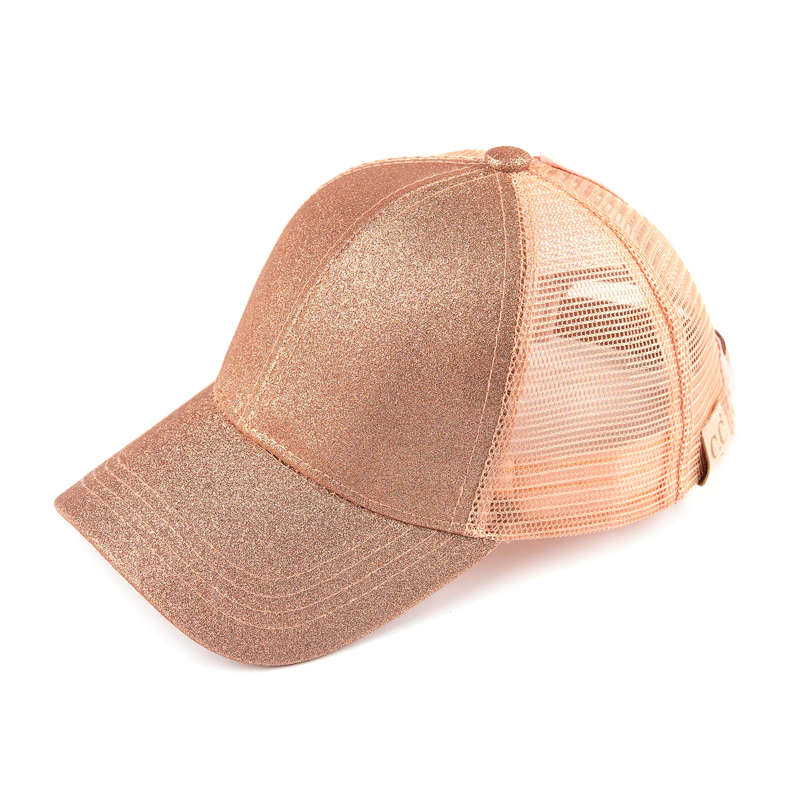 C.CKids Ponytail Caps Messy Buns Trucker Plain Baseball Cap (BT-6-KIDS)