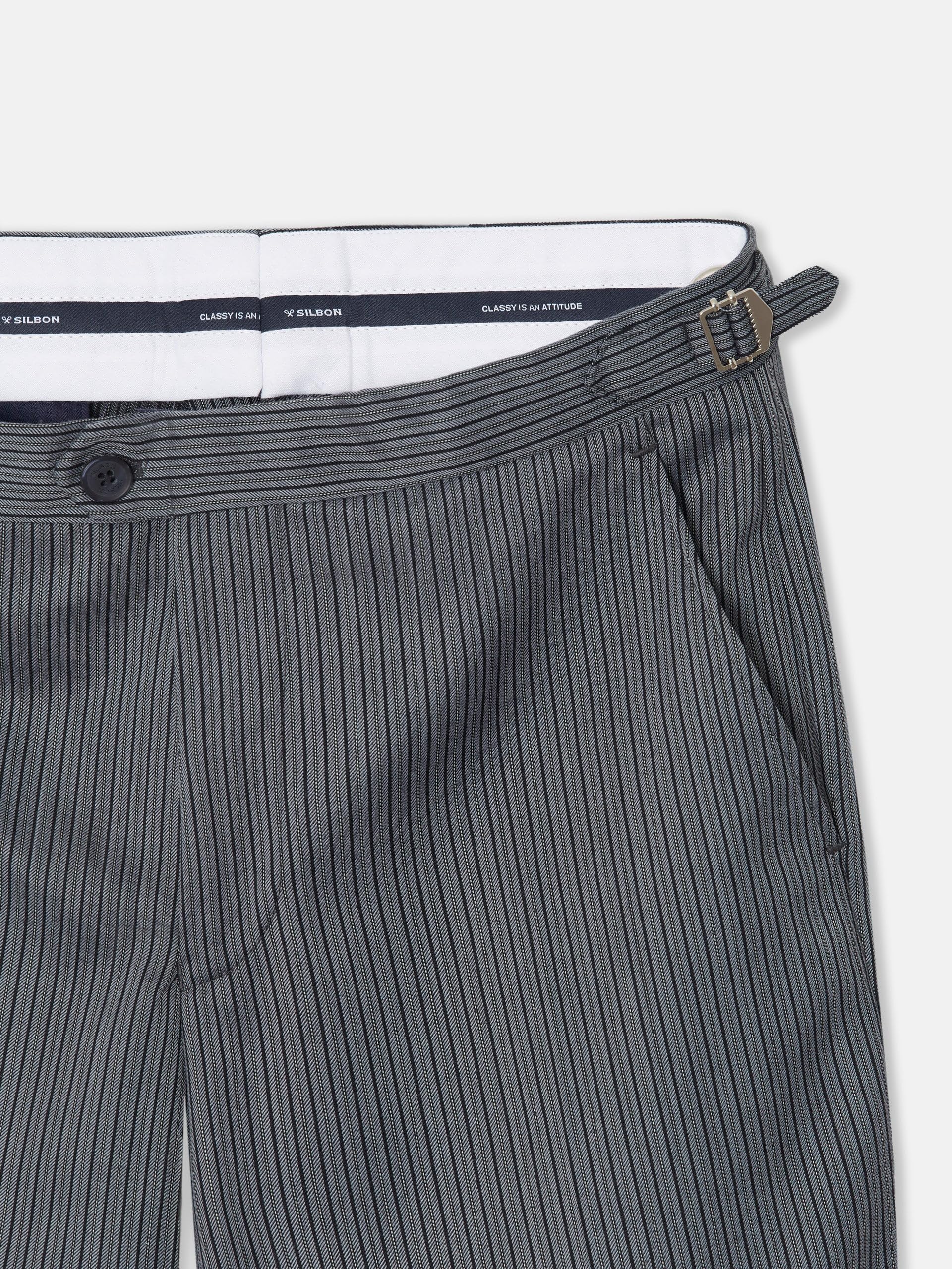 SILBON Pantalón Chaqué Clásico Stretch para Hombre
