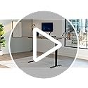 Electric standing desk adjustable