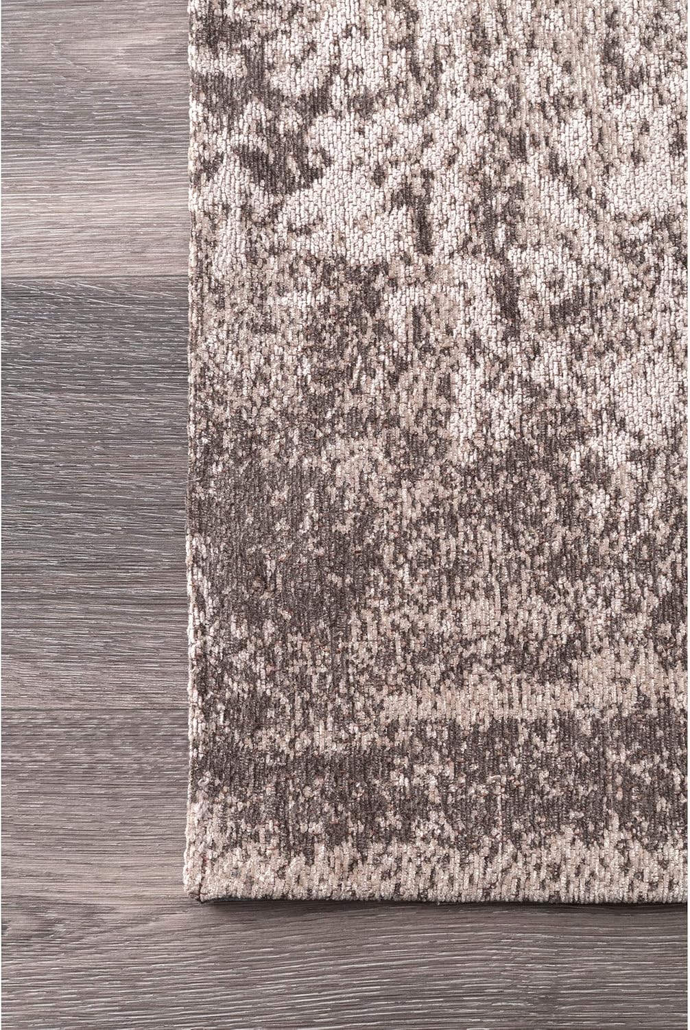 Shawanna Gray Vintage Wool and Synthetic Accent Rug