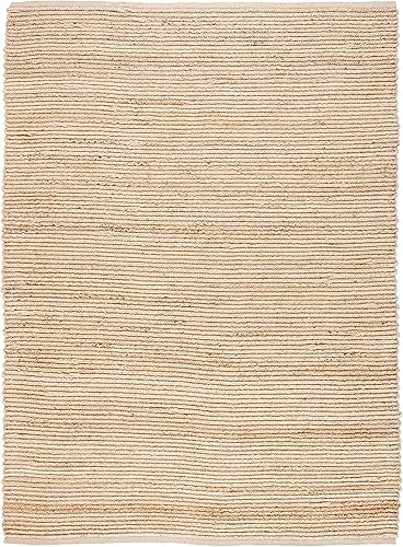 Miniatura 2 de SAFAVIEH Cape Cod Collection - Alfombra de área de 9 x 12 pies, natural, yute trenzado hecho a mano, ideal para zonas de alto tráfico en sala de