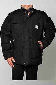 Buy Carhartt Men's Yukon Full Swing Insulated Coat, Black, Medium