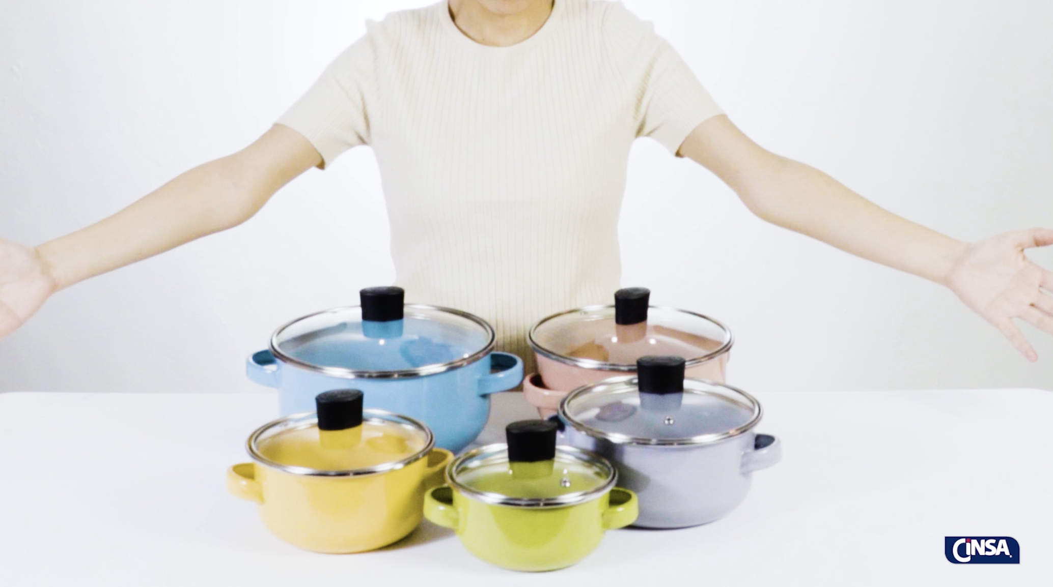 Amazon.com: Cinsa 10-Piece Pot Set – Premium Enamel on Steel Pots