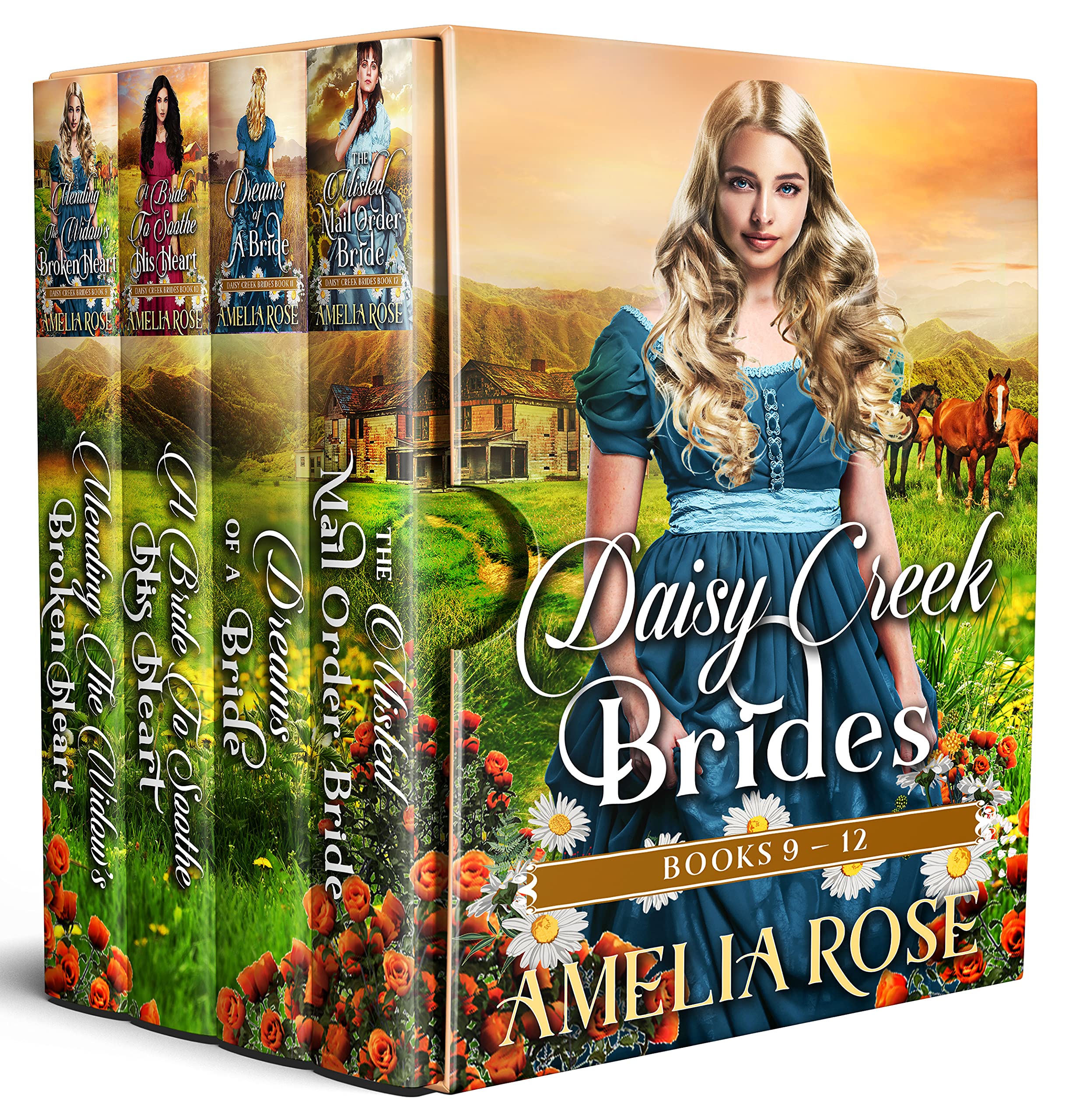 Daisy Creek Brides: Books 9-12: Inspirational Western Cowboy Romance (Daisy Creek Brides Collection Book 3)