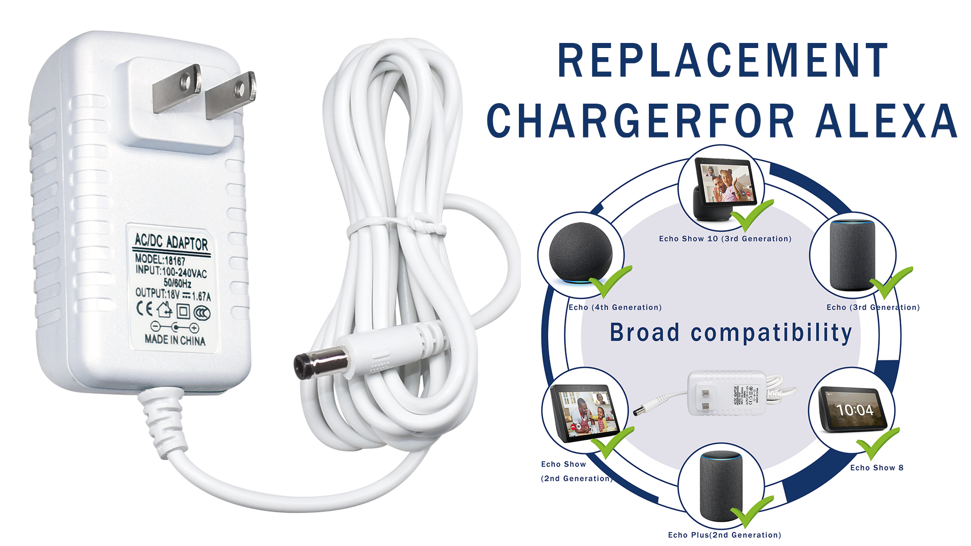 Power Cord Echo 1st Gen Vs Echo 2nd Gen Vs 2nd Gen Alexa Show 1st