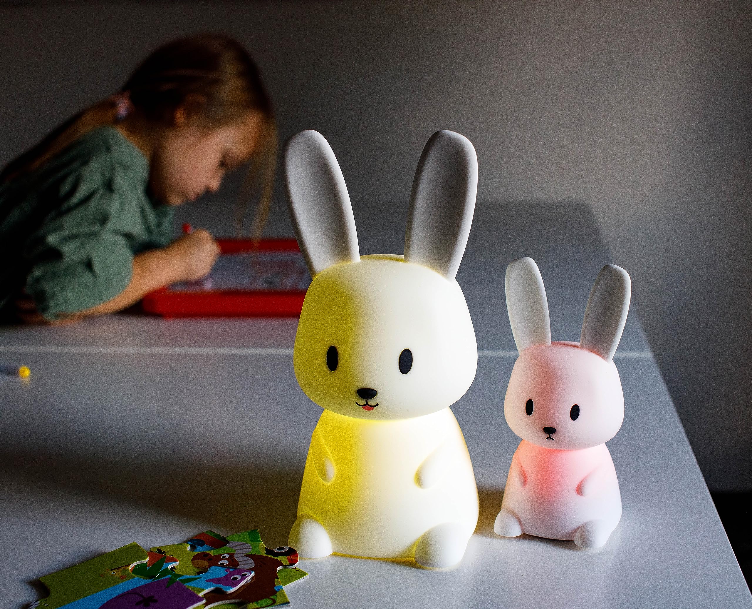 InnoGIO Veilleuse aus Silikon GIOrabbit Langohr MIDI