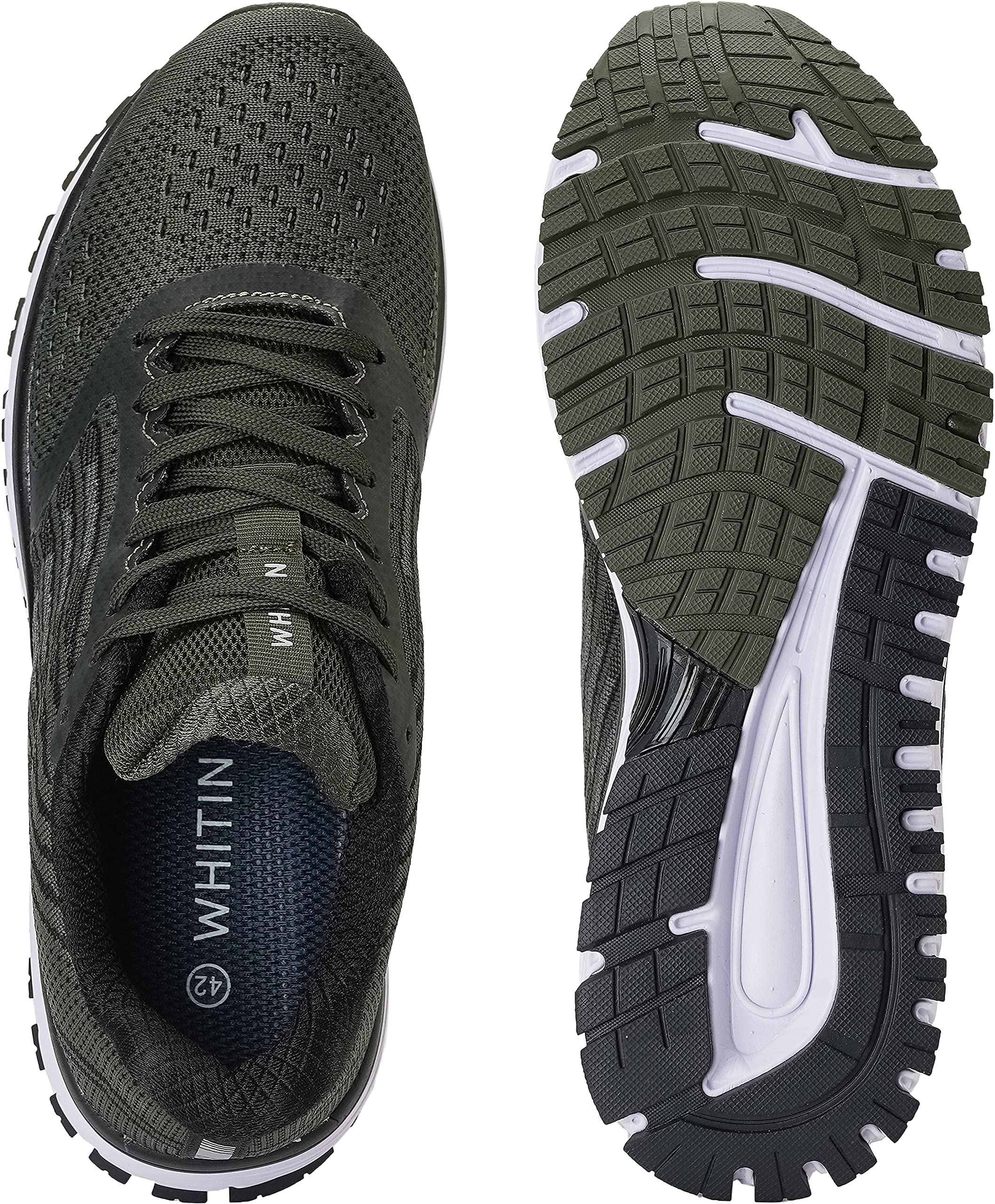 WHITIN Chanclas con soporte de arco para hombre | Sandalias de tanga casuales | Chanclas ligeras, antideslizantes, de secado rápido, zapatos de verano con nubes