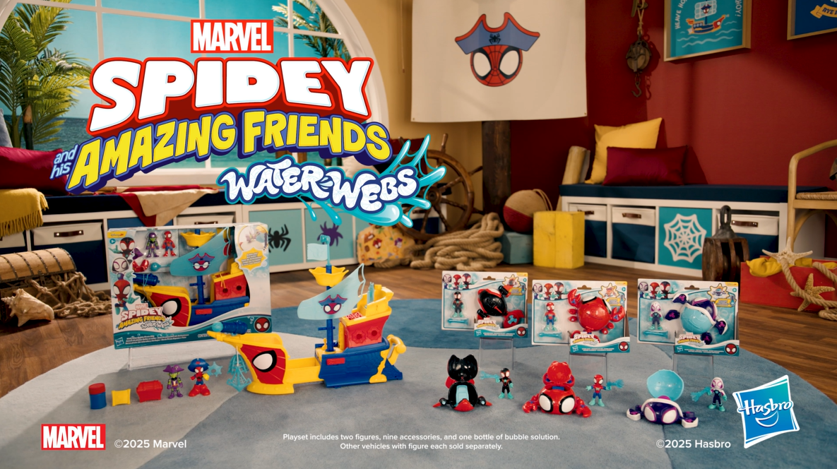 bubblesUSA　アンディーアイアンフィギュア Amazon.com: Spidey and HIS Amazing Friends Marvel Water-Webs Webs