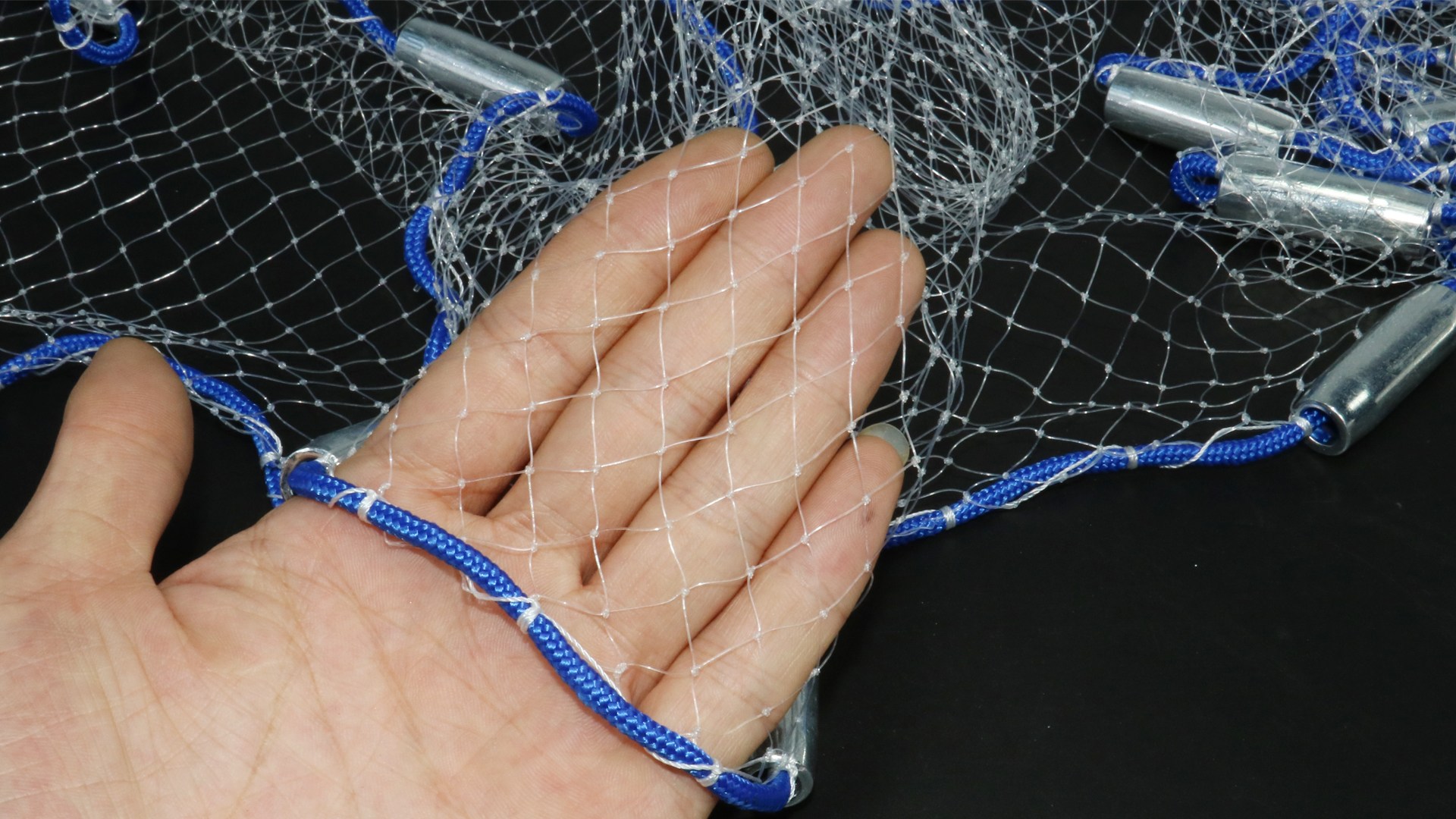Drasry Saltwater American Fishing Cast Net 3/8inch Mesh Size for Bait Shrimp Trap Fish Heavy Duty Throw Net 3FT to 12FT Radius 3FT Radius 0.66LB/ FT : Sports & Outdoors