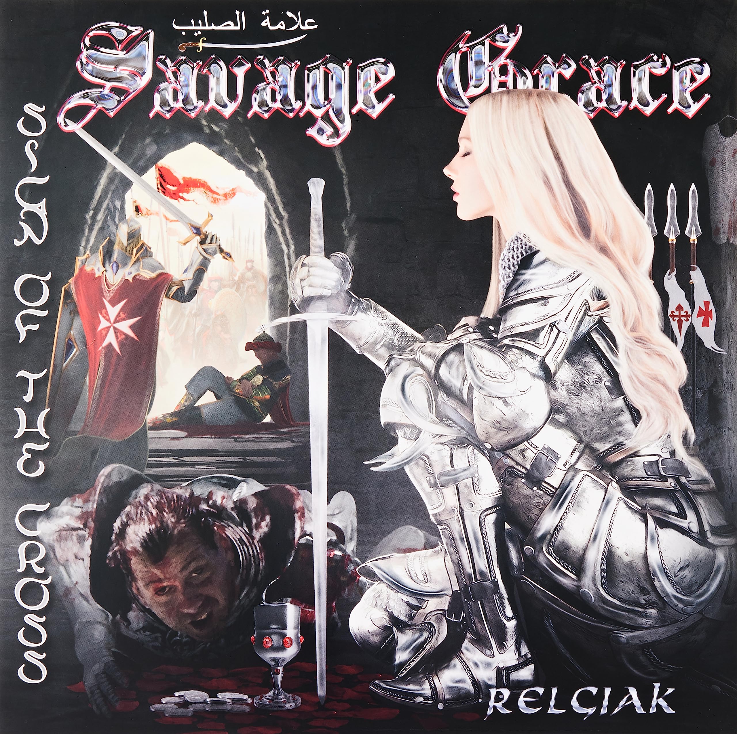 SAVAGE GRACE - SIGN OF THE CROSS CLEAR VINYL - Vinyl Record - G3z