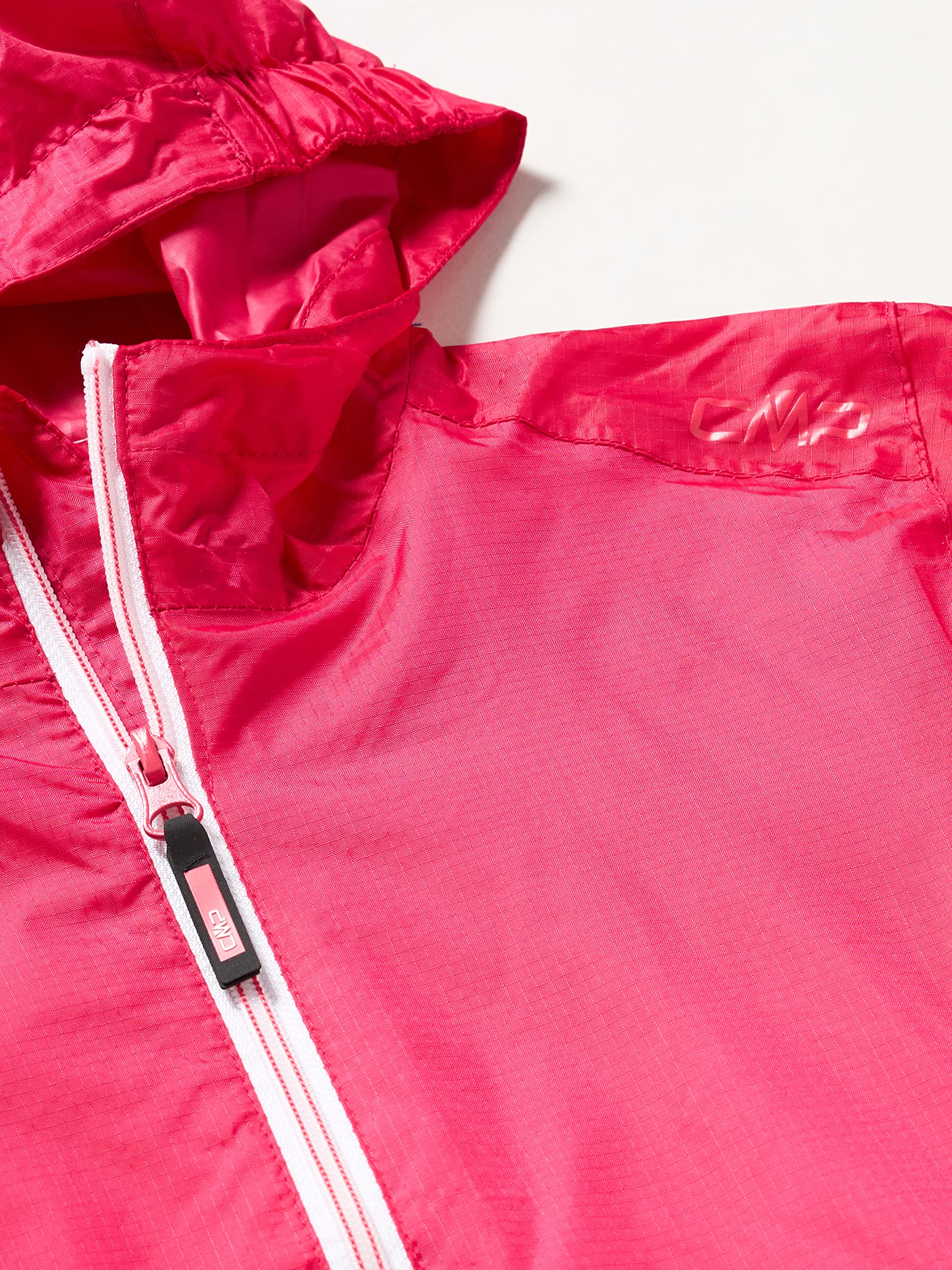 CMP Giacca Da Pioggia Antistrappo Da Bambini Con Cappuccio Fisso Rain Jacket Bambine e ragazze
