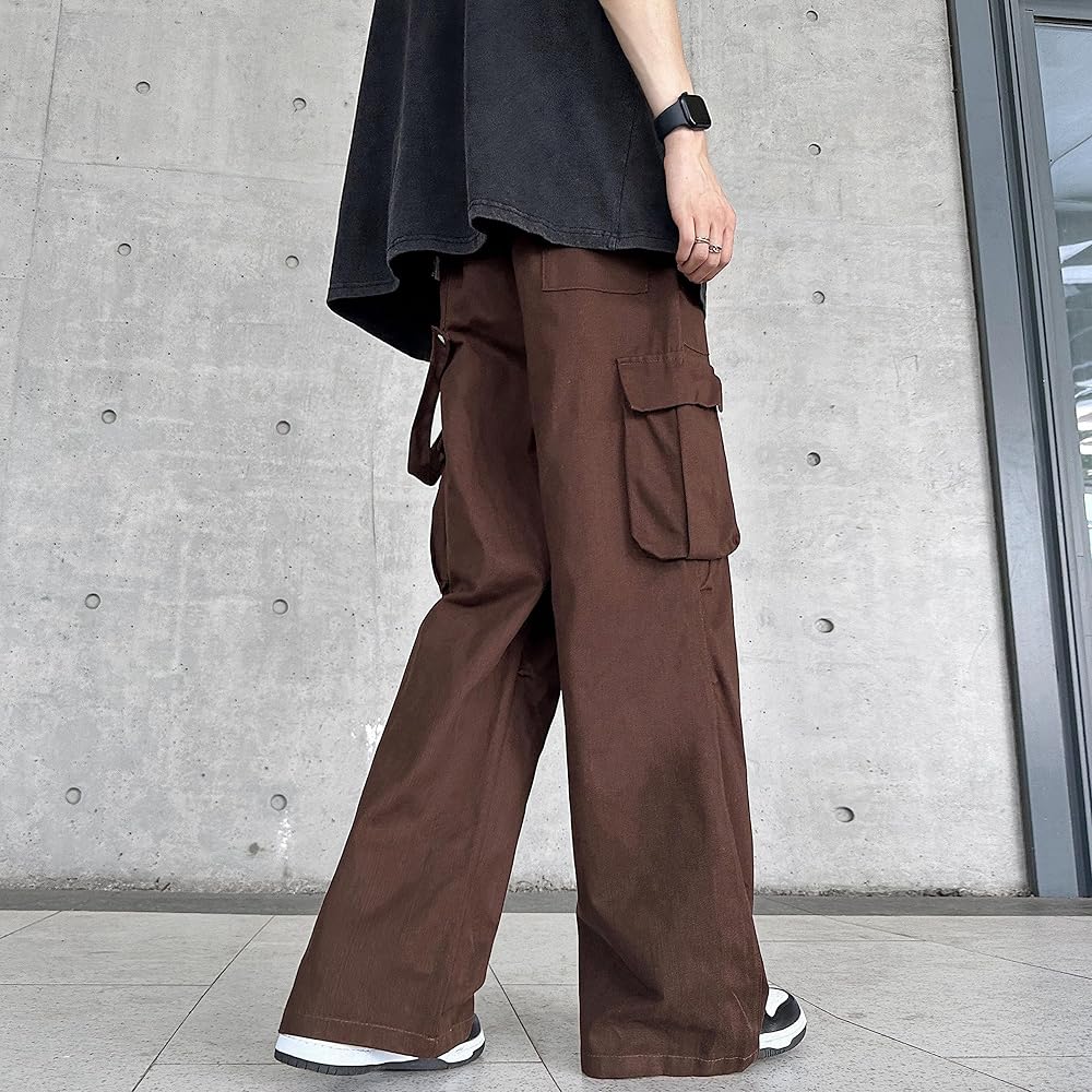 Unotobe Cargo Pants For Men Relaxed Fit Stretch Elastic Waist y2k Unotobe Cargo Pants For Men Relaxed Fit Stretch Elastic Waist y2k