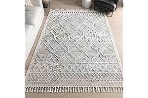 nuLOOM Moroccan Grey Bedroom Rug: A Fusion of Comfort and Style for Your Haven