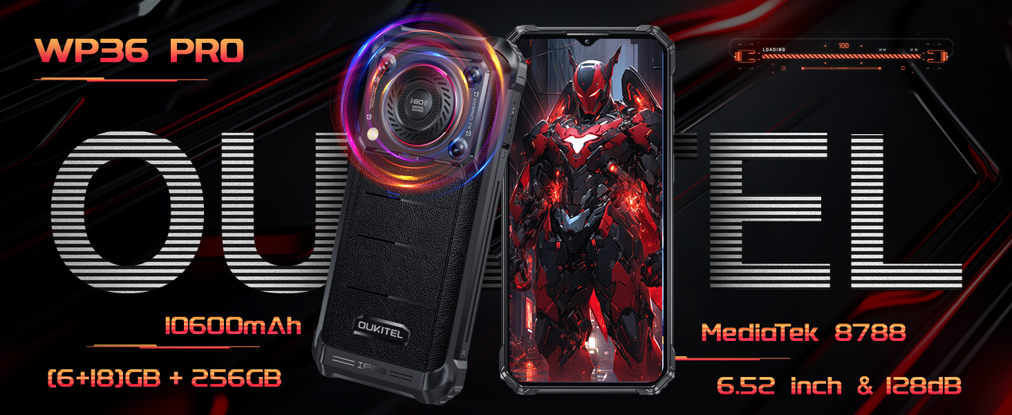 Amazon.com: OUKITEL WP36 Pro - Teléfono resistente desbloqueado