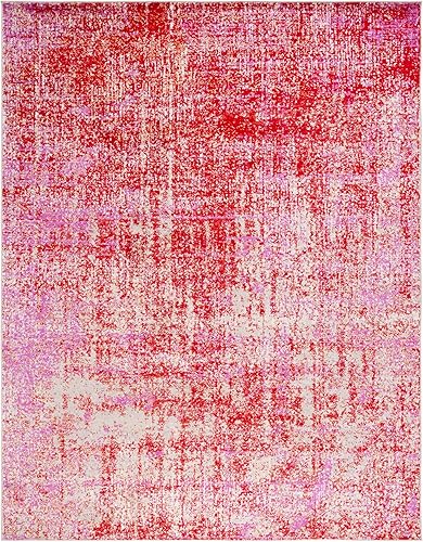 Miniatura 218 de SAFAVIEH Adirondack Collection Tapete de área XL, 12 x 15 pies, color crema y dorado, diseño abstracto moderno, no desprende pelusa y de fácil