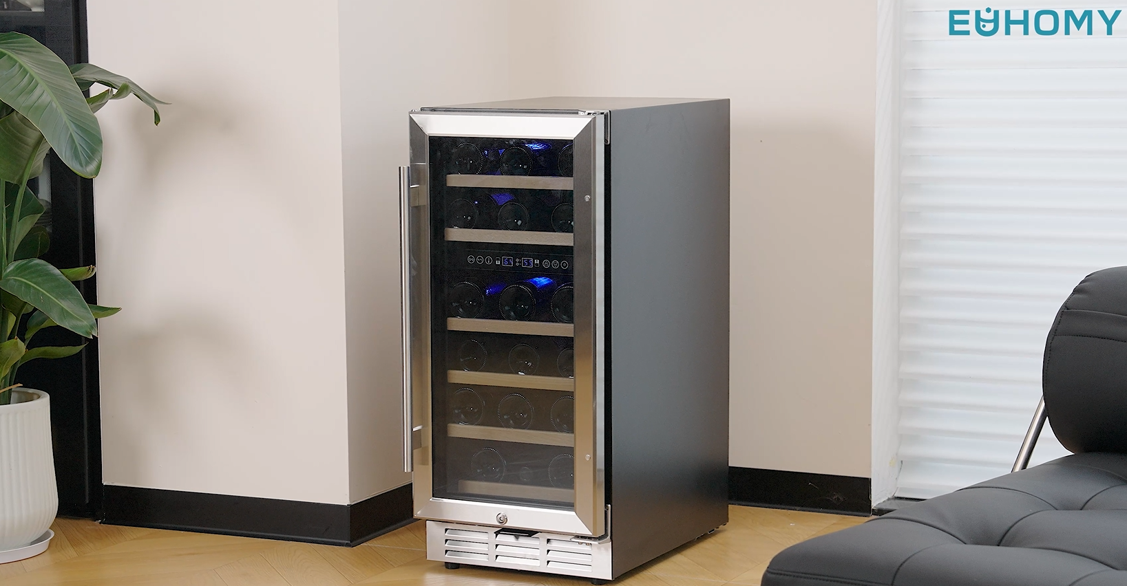 雲 10/15 Amazon.com: EUHOMY 15 Inch Wine Fridge, Dual Zone Wine