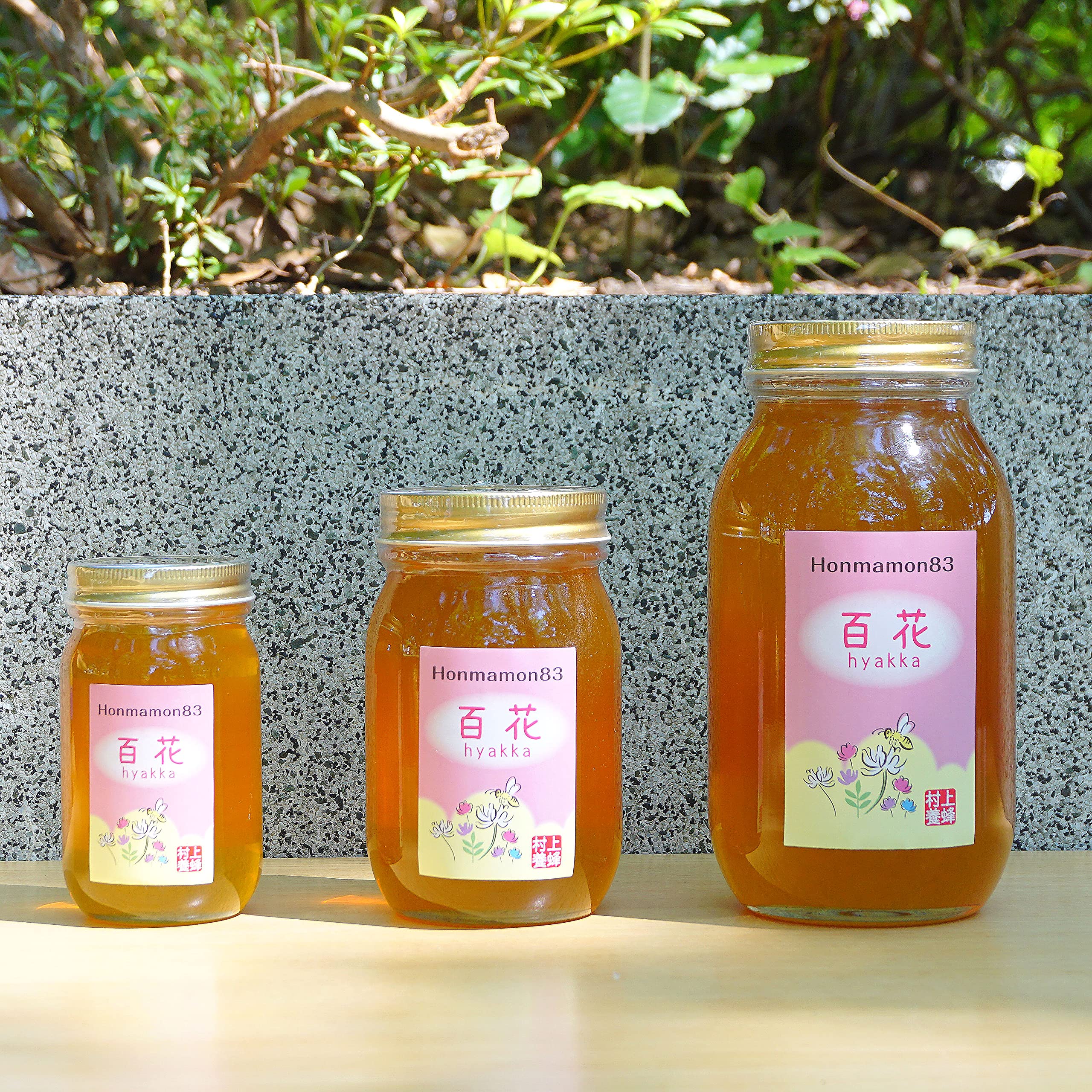 国産百花蜂蜜1200g×3