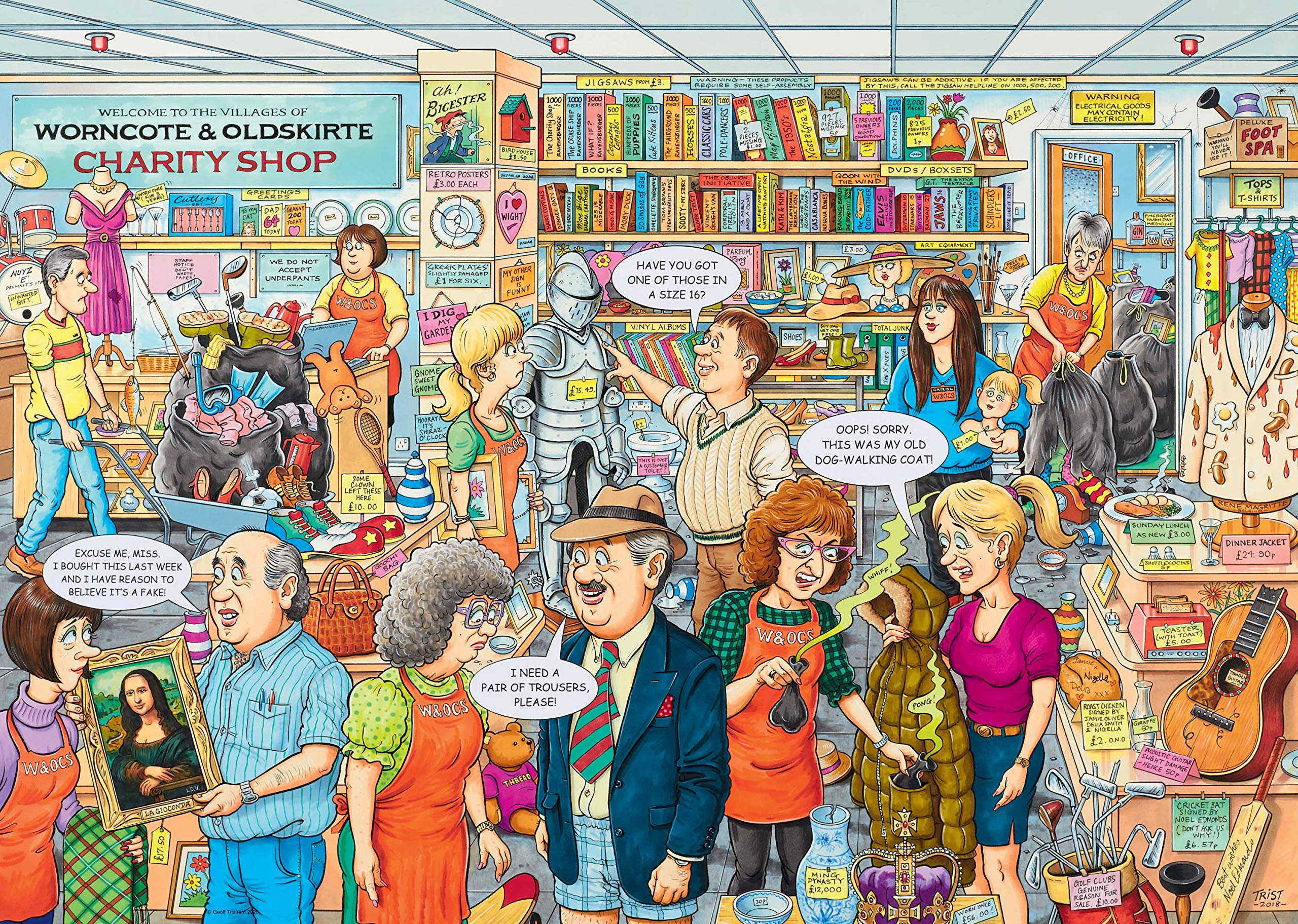 Ravensburger Best of British No.22 The Charity Shop 1000 Pieces Jigsaw Puzzle for Adults and Kids Age 14 Years Up - Image 2