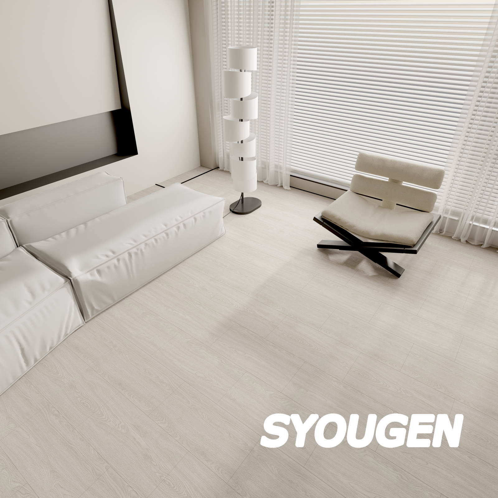 Syougen フロアタイル 大理石 SL004 94枚セット Syougen フロアタイル 大理石 接着剤不要 フローリングタイル 貼るだけ